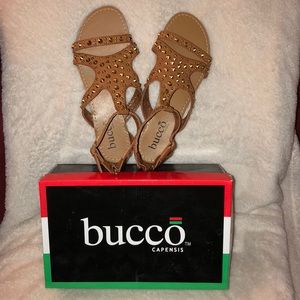 Bucco Capensis Studded Sandals: 8.5”